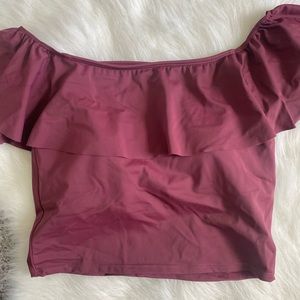 EUC Kortni Jeane Wine Top